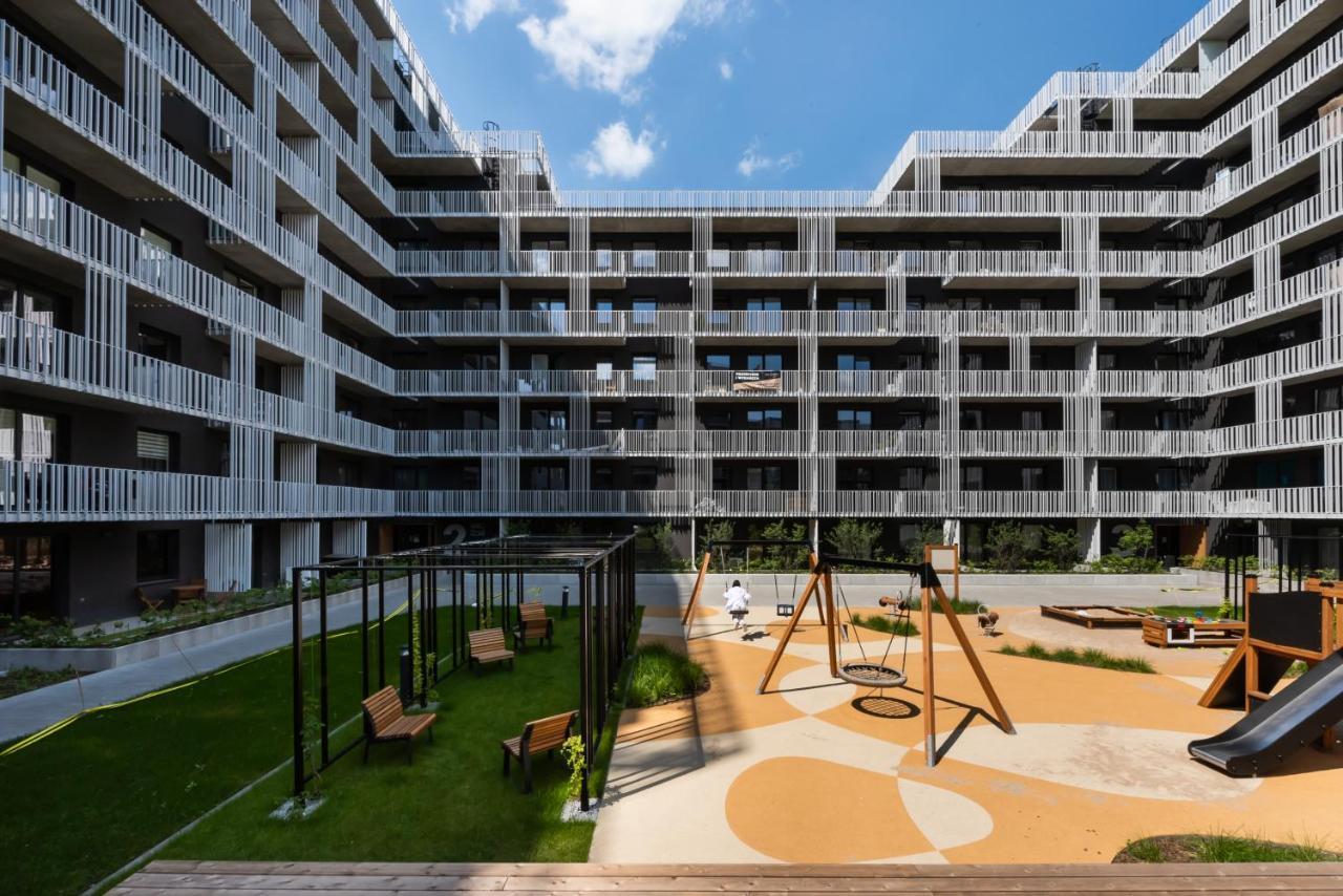 Wola Cosy White Apartment Varsóvia Exterior foto